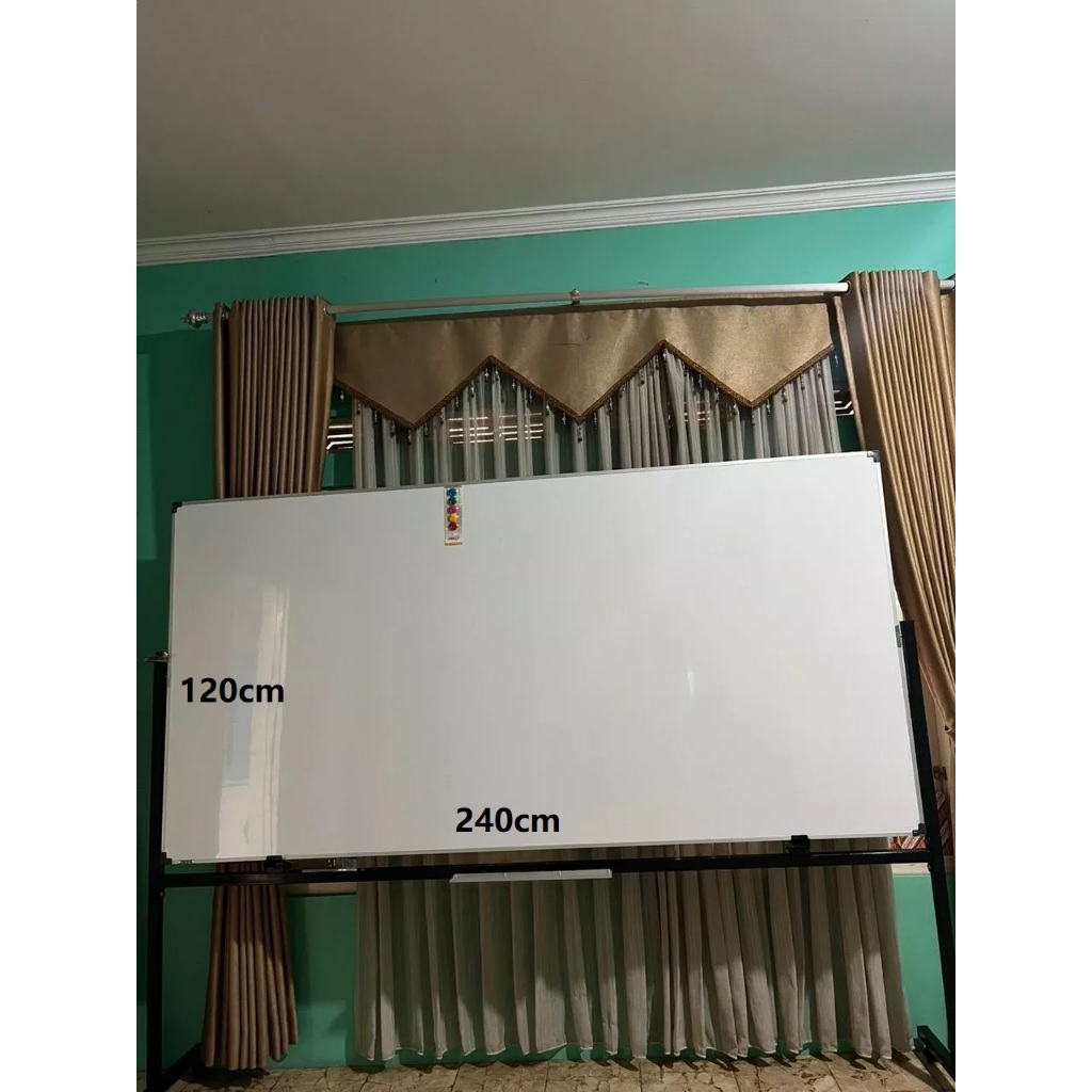

white board standing double face 120 x 240 cm