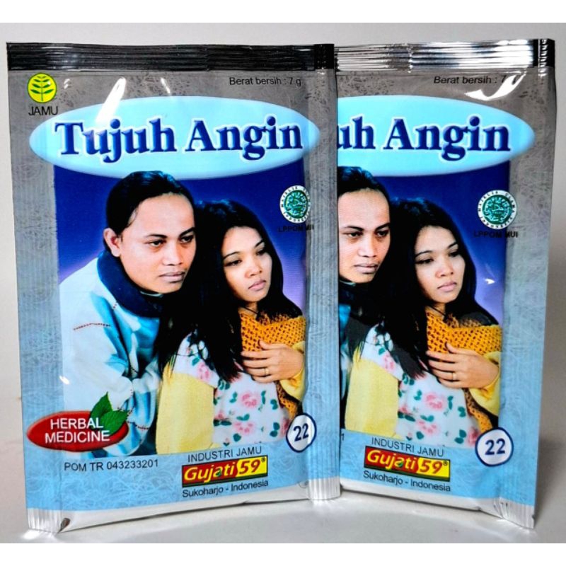 

JAMU TUJUH ANGIN GUJATI KEMASAN PACK ISI 10 SACHET