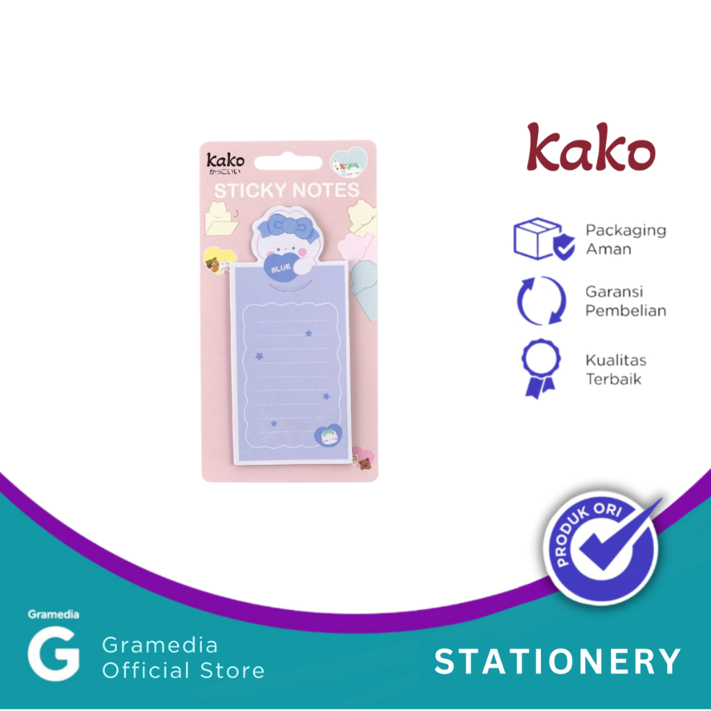 

Kako Sticky Note Fold Envelope Fun Style 20Sht Kksn-125