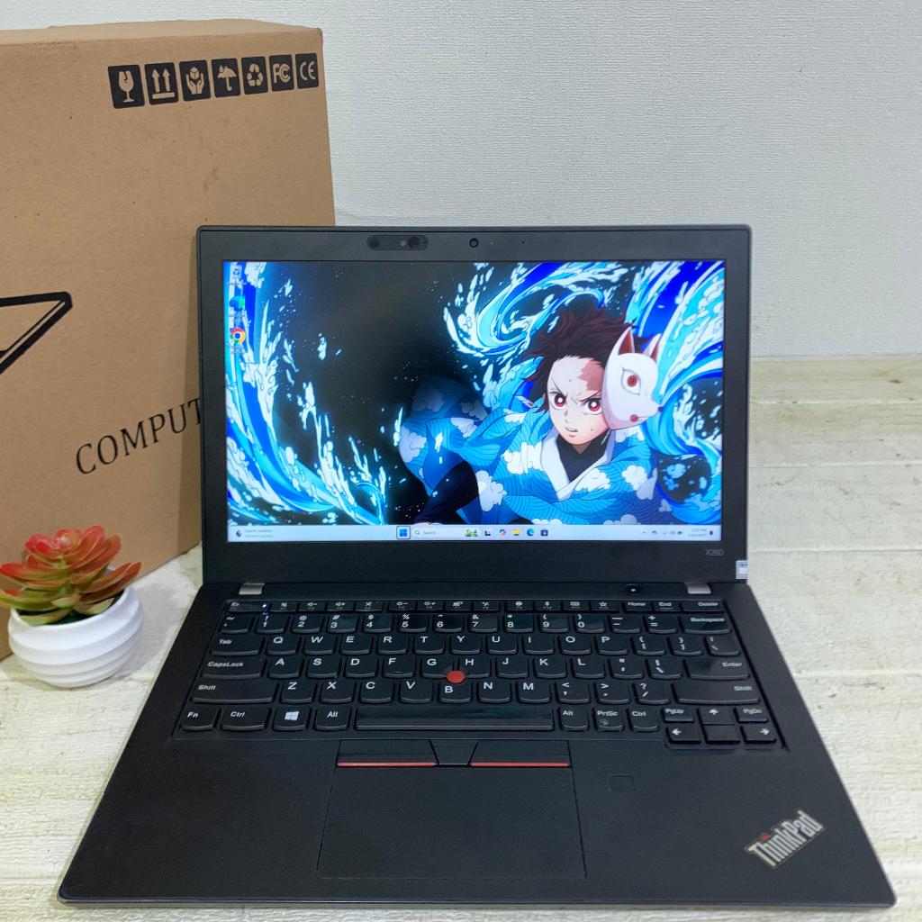 Second Laptop Slim Thinkpad X280 | Core i5 8250U | RAM 16 GB | SSD 256 GB | Layar 12,5"FHD | Windows