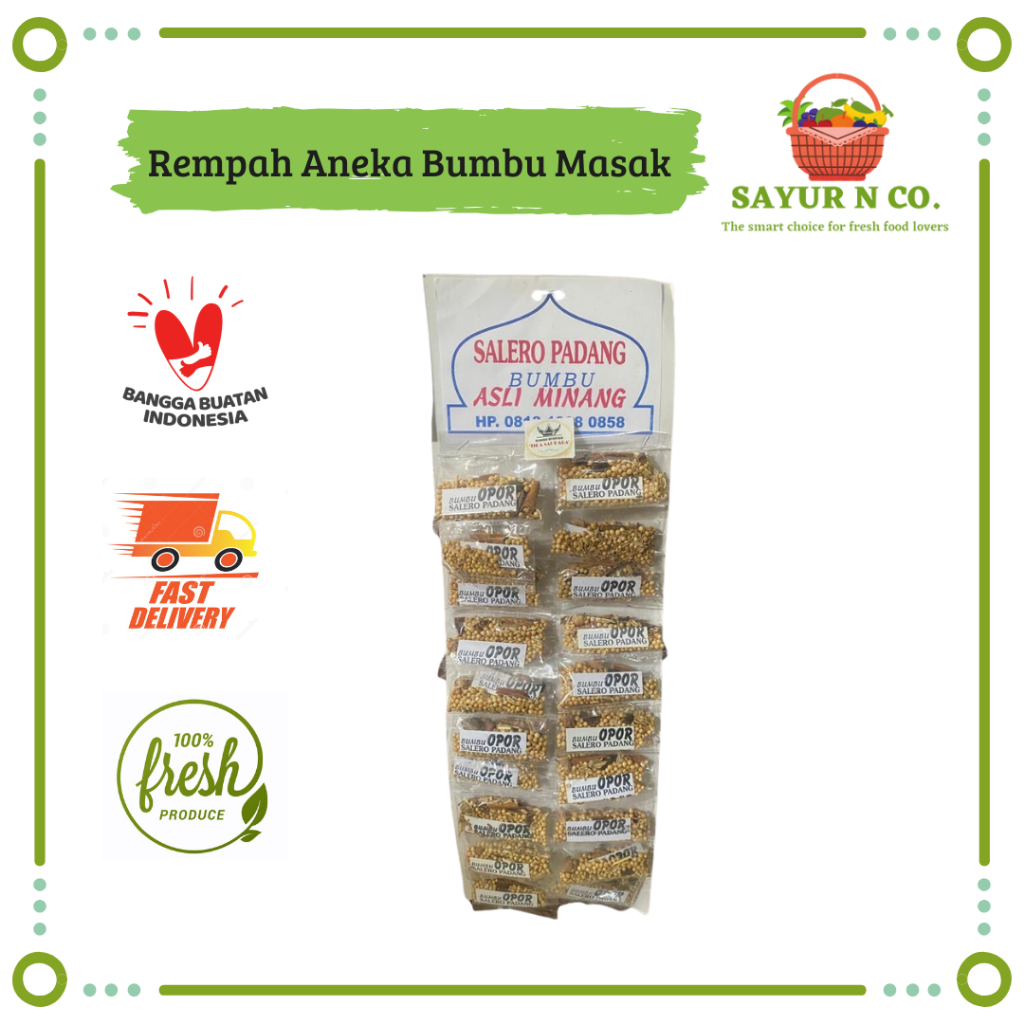 

Rempah Aneka Bumbu Masak | Sayur N Co Bekasi