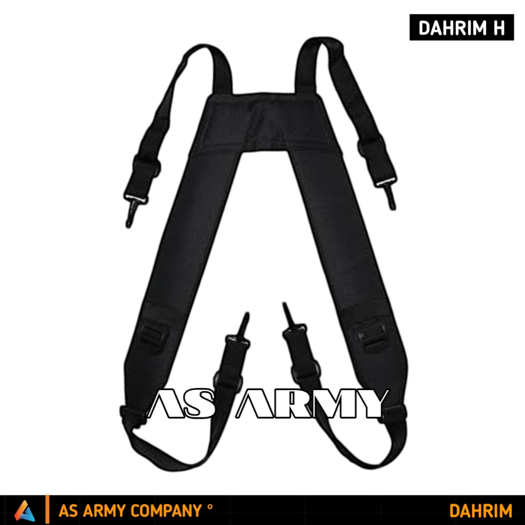 DAHRIM TNI MODEL H DAHRIM HITAM POLOS