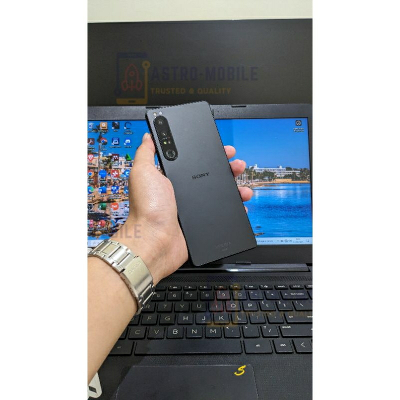 Sony Xperia 1 Mark IV Black Beacukai - 12/256GB Second Original