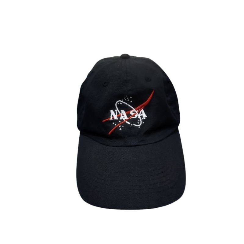 Topi Nasa By Aeromax Inc Original Topi Pria Topi Hitam Black Hat Topi Remaja