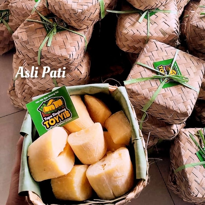 Tape Singkong Khas Pati Toyib Fresh Besek