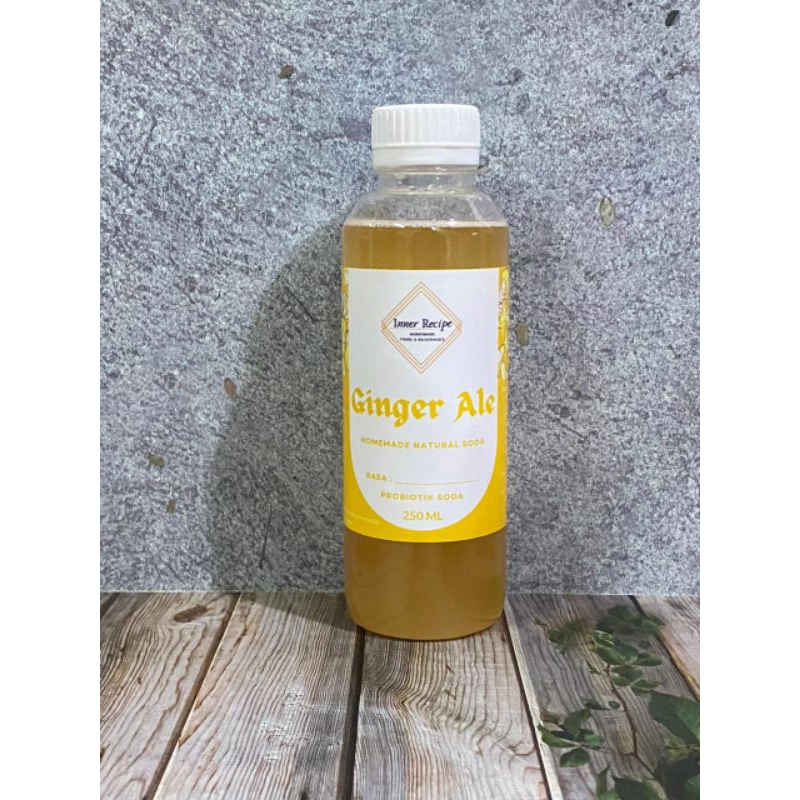 

minuman Ginger ale homemade soda jahe dingin 250ml minuman sehat