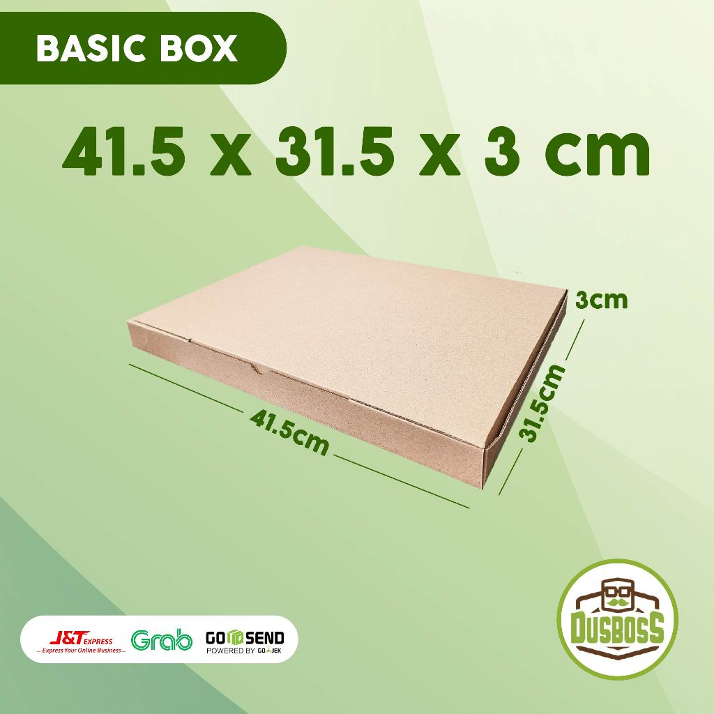 

Kardus 41,5 x 31,5 x 3 cm --Die Cut dan easy usage—