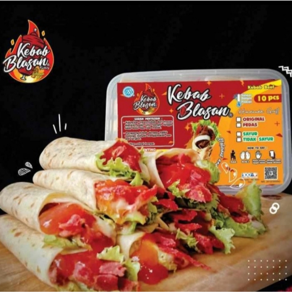 

KEBAB BLASAN ISI 10/KEBAB FROZEN KEBABLASAN ISI 10/KEBAB SAPI