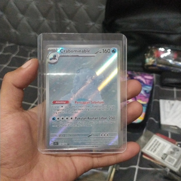 ( Habis ) Kartu Pokemon ID Crabominable - Bimbingan Rasi Sv7s 174/166 AR