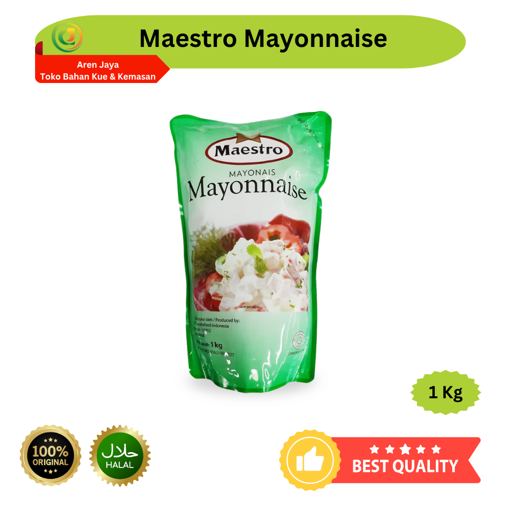 

Maestro Mayonaise Mayo Mayones Mayonnaise 1 Kg Original