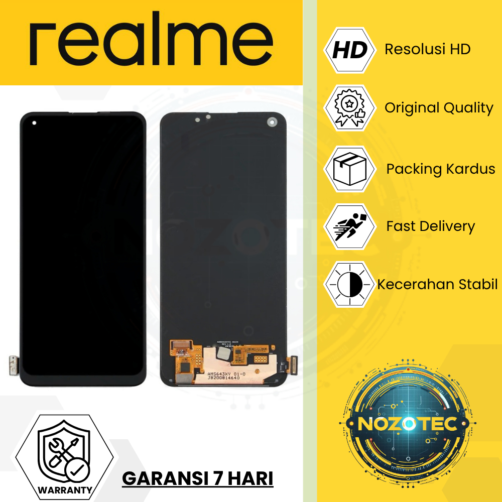 LCD TOUCHSCREEN HP REALME Q2 PRO / 7 PRO / 8 PRO / OPPO RENO 5F / X7 / A94 / F19 / F19 PRO SPAREPART