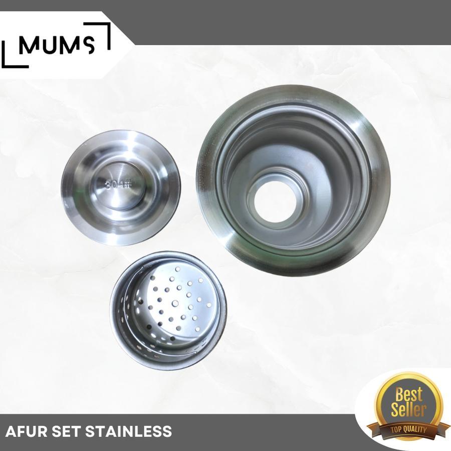 Avur Afur Affour Stainless Saringan Bak Cuci Piring Sink Wastafel IB8