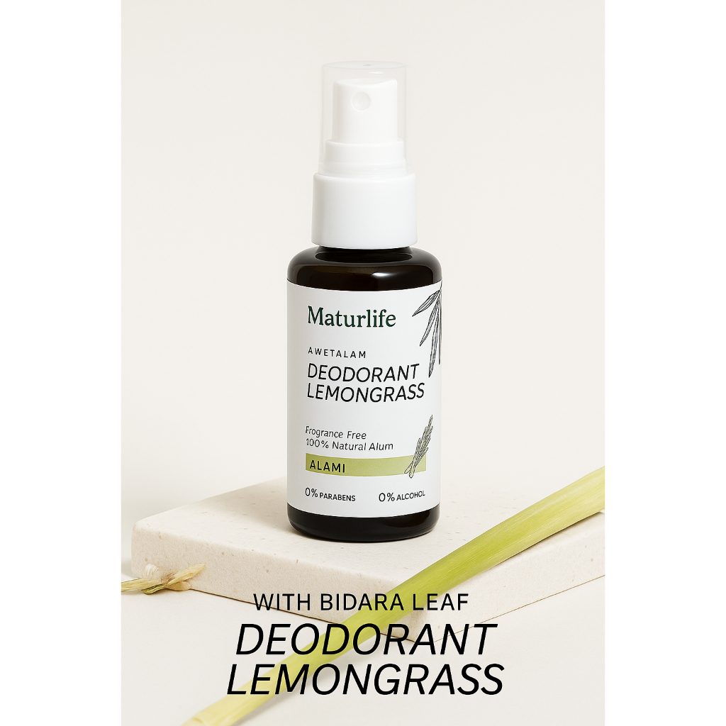 Deodorant Tawas Lemograss / Tawas Spray / Deodorant Spray Tawas Cair / Deodorant Spray Tawas BPOM