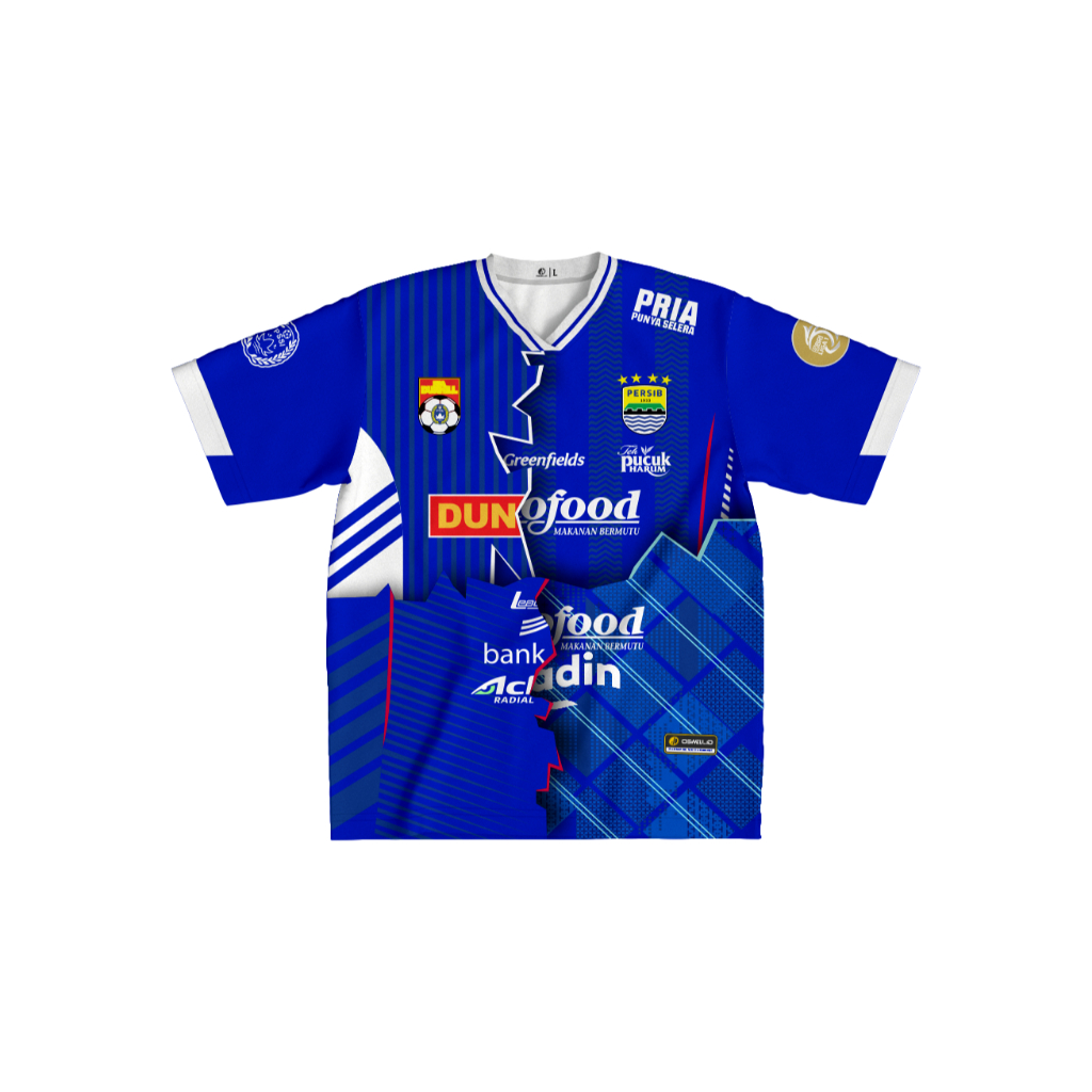 JERSEY PERSIB DUNHILL BINTANG 4 BACK TO BACK FREE NICKNAME