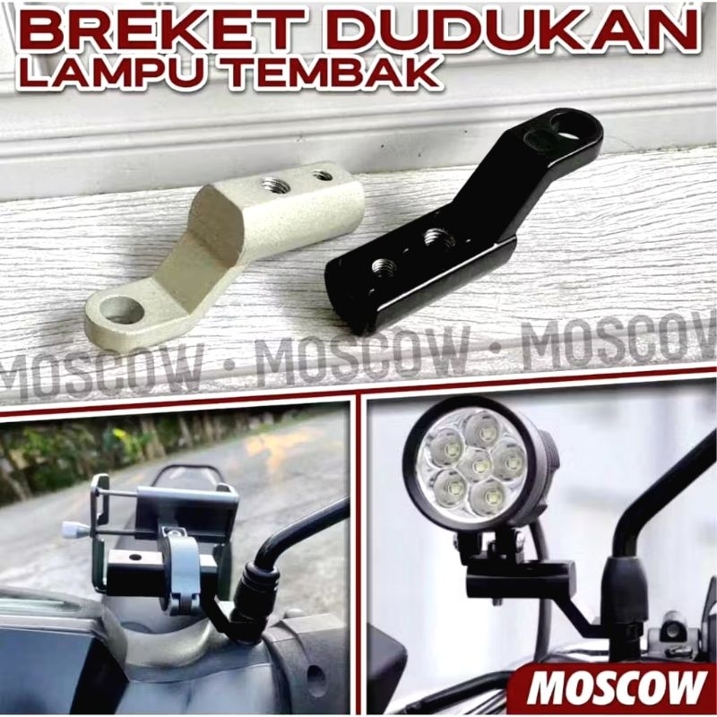 Braket untuk lampu tembak motor