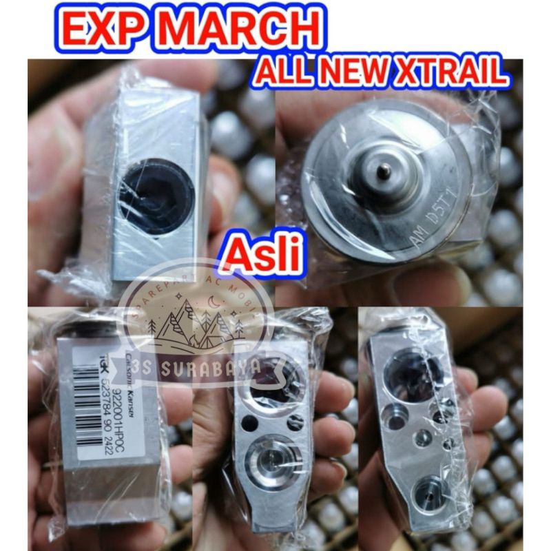 Ekspansi Nissan March Xtrail T31 T32 Serena C26 Asli Ac Mobil Expansi Valve (Baru/New)