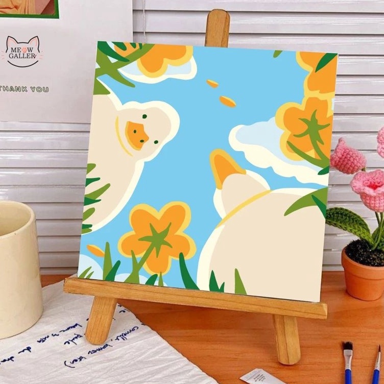 

KODE C57H Paint By Number 2x2cm Painting KIT Duck Series II