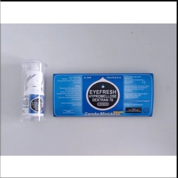 Cendo Eyefresh Minidose Obat Tetes Mata Kering | Iritasi Ringan | Infeksi mata