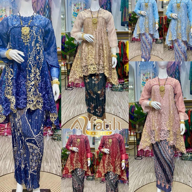 KODE Y66V TUNIK SHEIYLA PAYET BAJU BODO MODERN TERBARU MIX ORGANZA TANGAN LONCENG