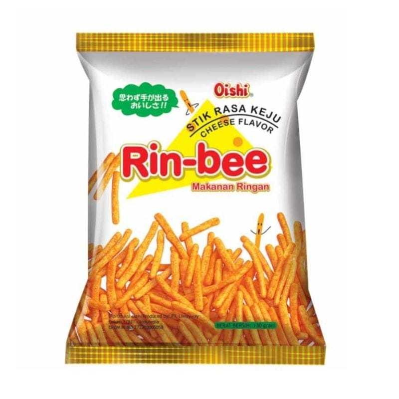 

Snack Oishi Stik Rasa Keju Rin-Bee 130gr dan 60gr Makanan Ringan/Cermilan