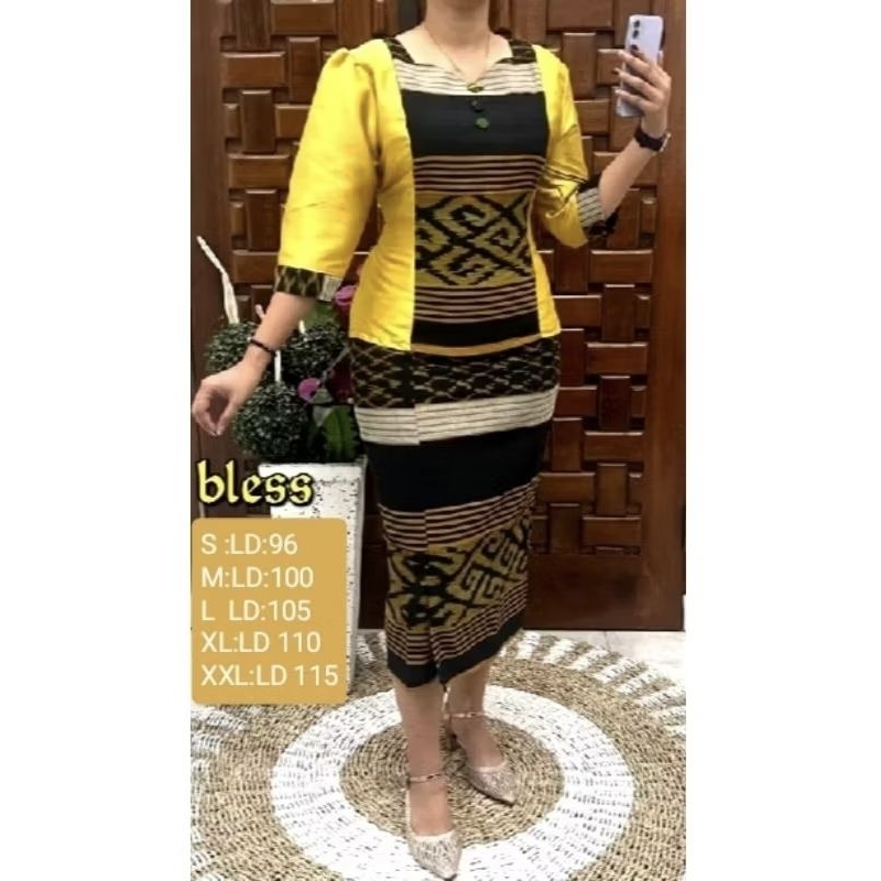 SETELAN ROK BLUS TENUN VIRAL