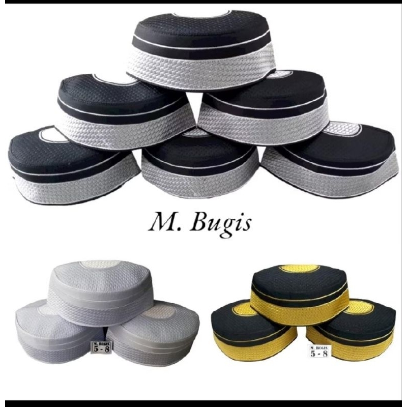 GROSIR 10PCS SONGKOK RECCA BONE/SONGKOK BUGIS/SONGKOK KHAS MAKASSAR