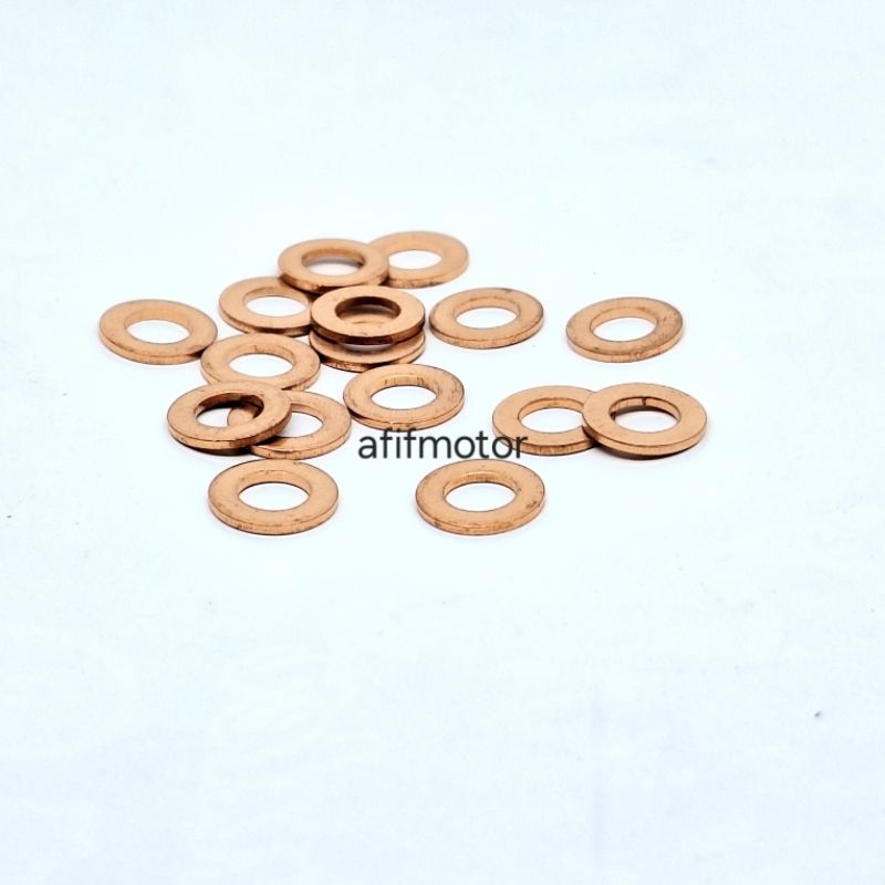 Ring Tembaga baut Sepuluhan M6 Asli Tembaga