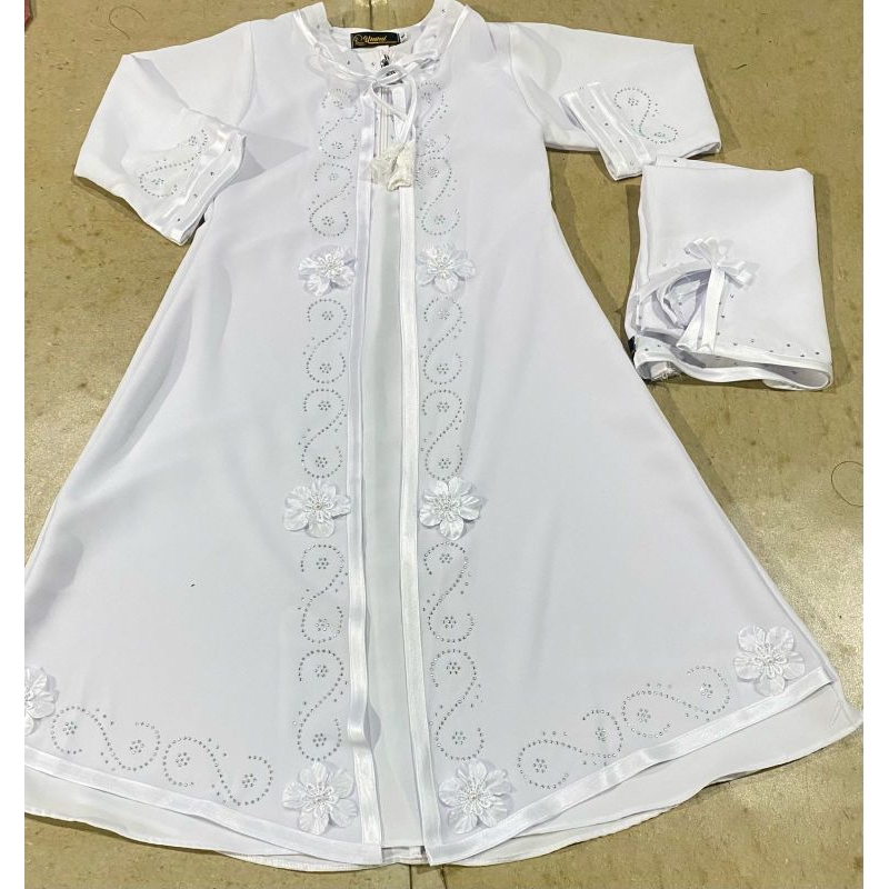 setelan anak walimah Aurora bahan fortaleza dan wolfis silky
