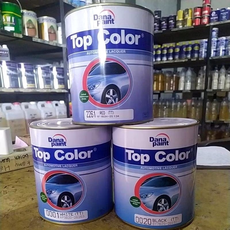Cat Duco Top Color Putih Hitam White TT Black TT 1 Kg