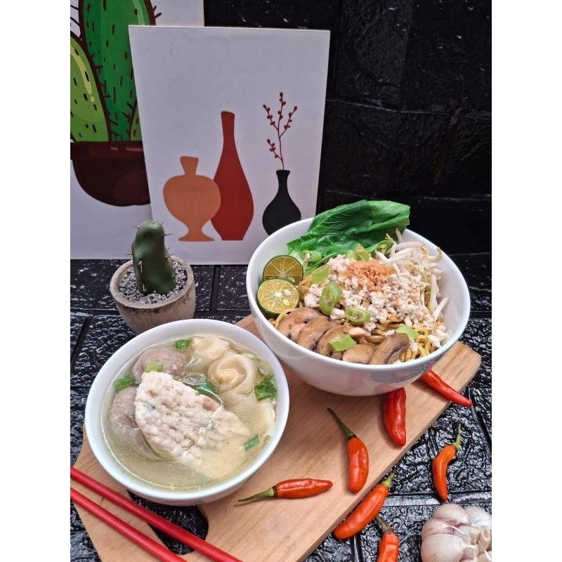 

Bakmi Mewah [frozen food] noodle