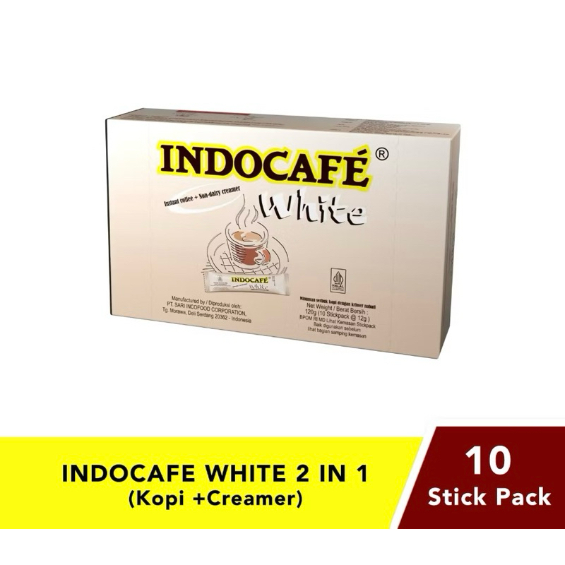 

Kopi Indocafe White (10 stick x 12gr)