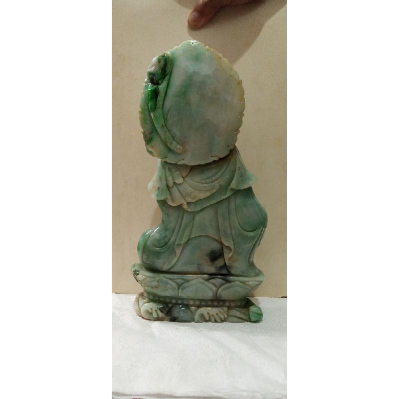 patung giok asli Dewi Kwan IM poo sat