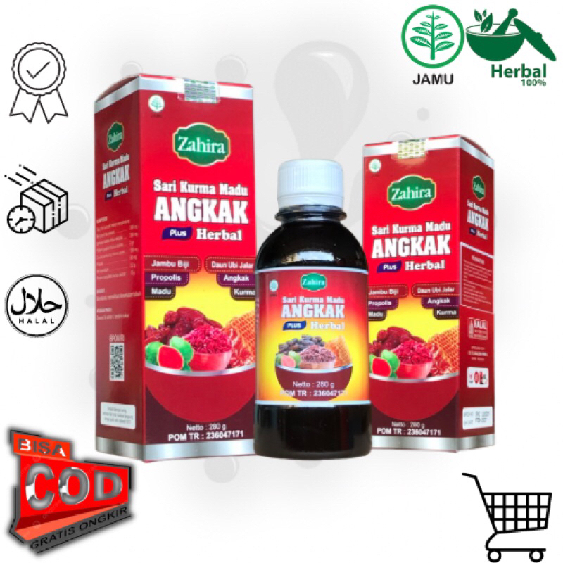 

Sari Kurma Madu Angkak plus Propolis Zahira