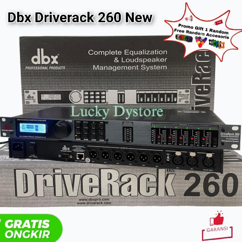 Speaker management driverack dbx 260 speaker Dbx 260 digital 3 in 6 out dlms dbx260 Audio