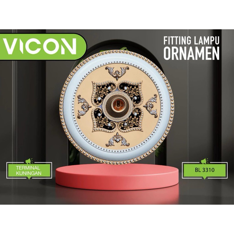 Ornament Plafon PVC 30cm