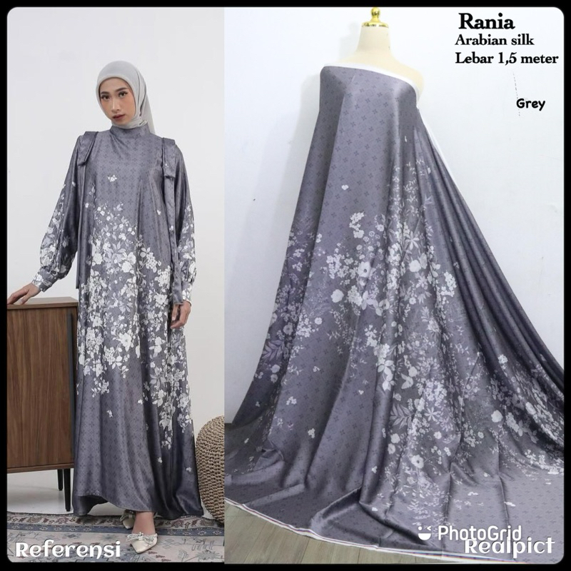 KAIN ARABIAN SILK | RANIA | Kain meteran murah | Kain mewah | kain gamis | kain mukena