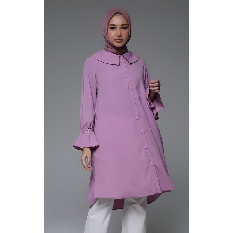 PRELOVED MANNEQUINA ROMEO TUNIC - PURPLE