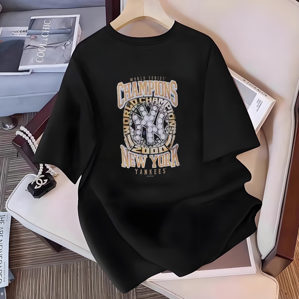 Kaos Champion New York Yankees Hitam