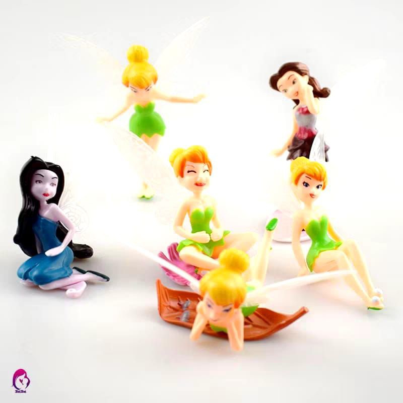 mainan figure Tinkerbell isi 6pcs untuk koleksi
