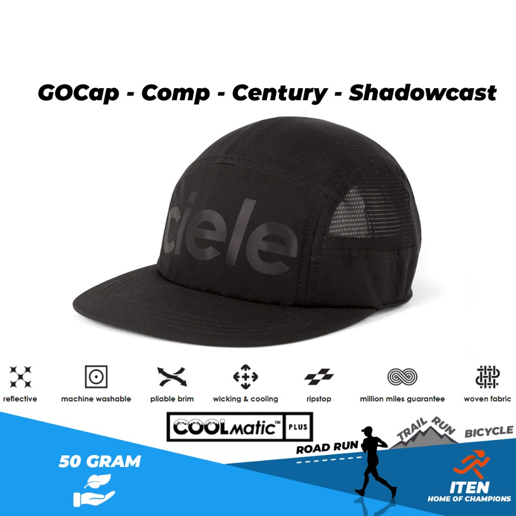 Ciele Athletics gocap athletic century alzcap topi lari road trail traveling ciele original