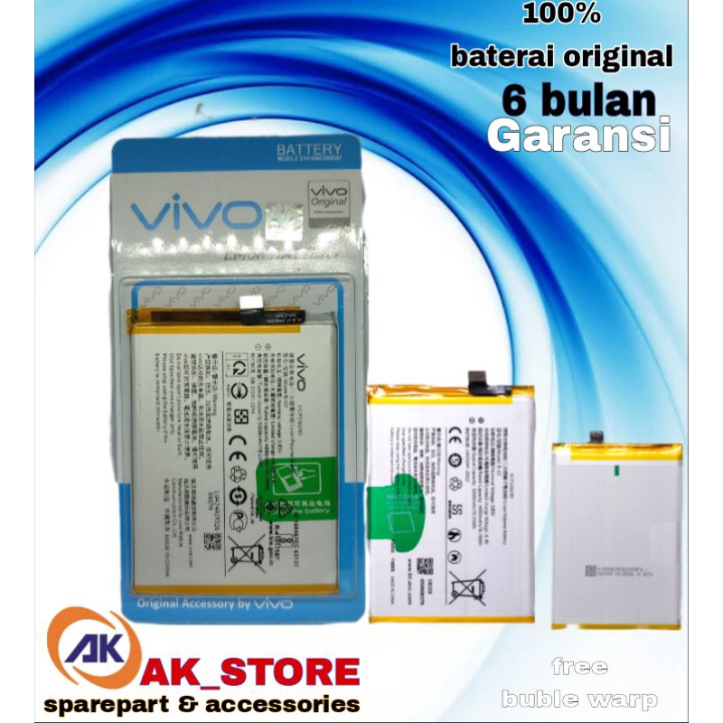 Batre Baterai Battery Vivo Y15 2019 1901 BG7 / Baterai Vivo B-G7 5000mAh