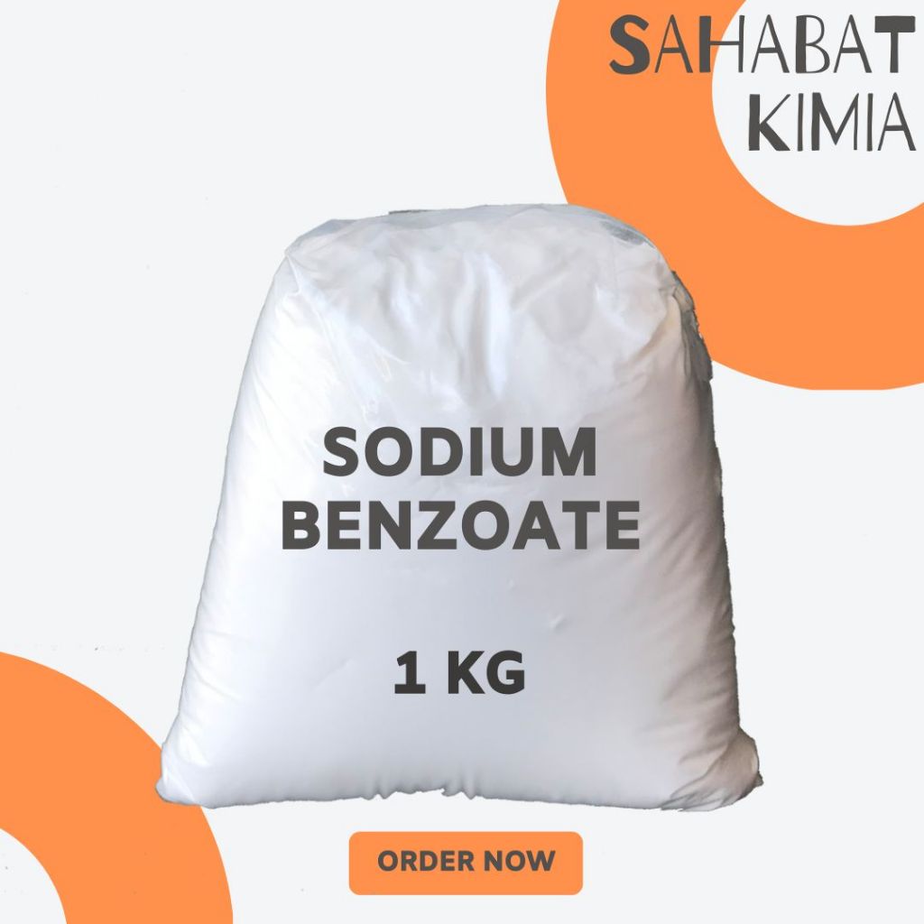 

Sodium Benzoat / Natrium Benzoat / Pengawet Makanan dan Minuman - 1 KG