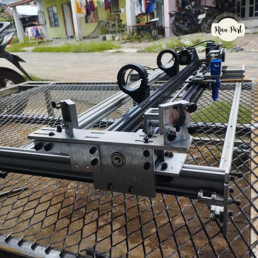 DIY Gantry Rangka Mesin CNC Laser Co2 tabung bukan laser fiber