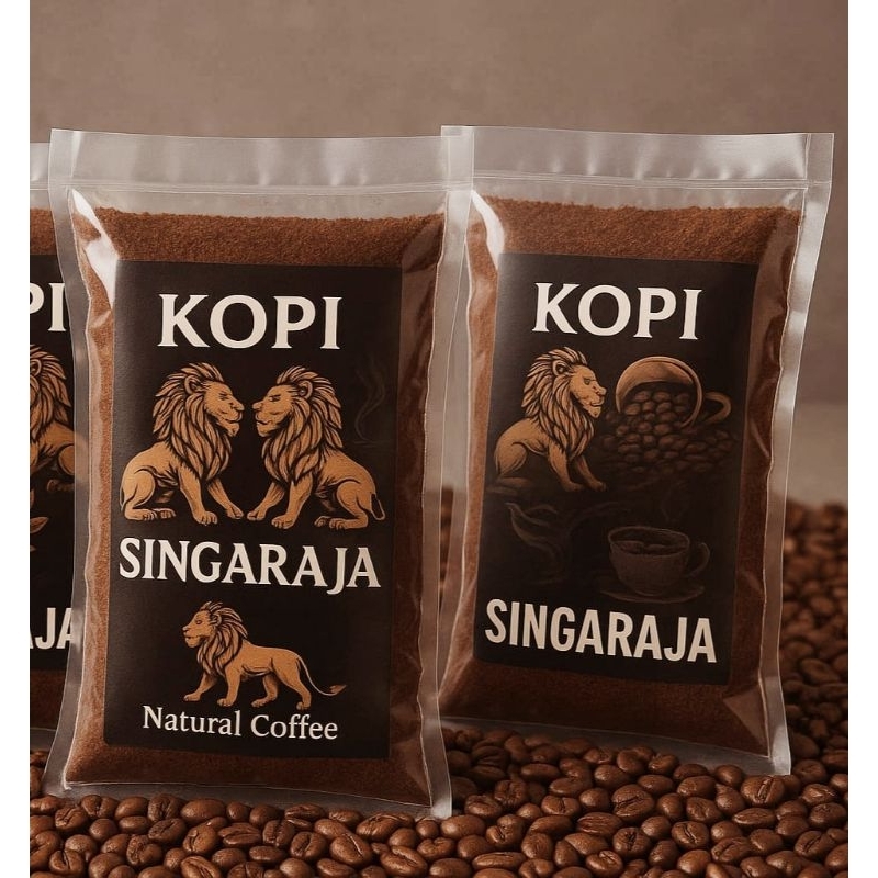 

DAPAT 2 PCS KOPI BUBUK SINGARAJA NATURAL COFFE KEMASAN 200 gr KOPI HITAM ROBUSTA RASA NIKMAT