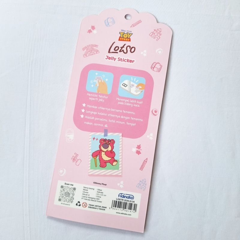 

Lotso Jelly Embossed Stickers - Adinata 2535-6134 / Stiker / Perekat / Label
