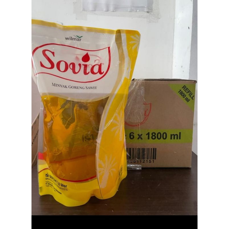 

minyak goreng Sovia 1,8L