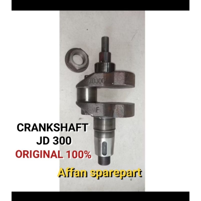 CRANKSHAFT JD 300 MESIN DIESEL JIANGDONG MESIN ( 30 PK ) ORIGINAL JIANGDONG