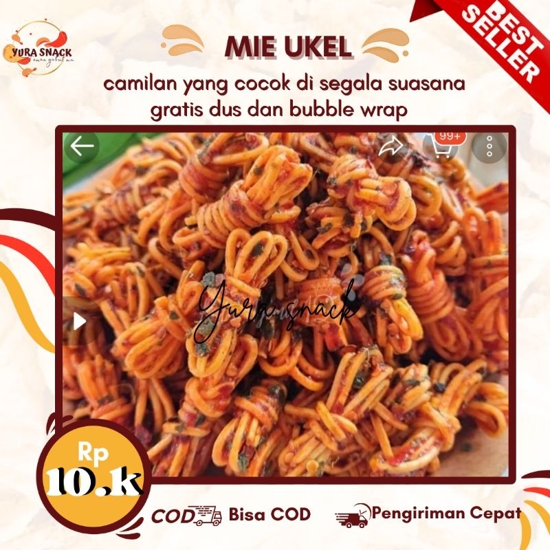 

Mie Gulung Viral Rasa Pedas Balado Daun Jeruk Kriuk Renyah Kemasan 250gr 500gr 1000gr