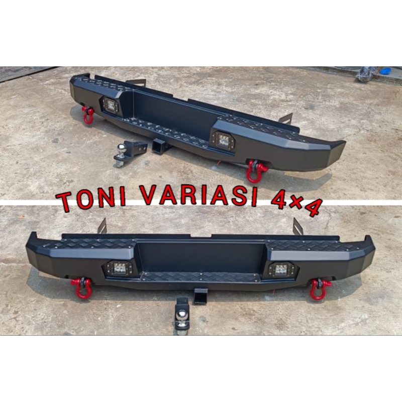 Bemper Bumper Belakang Hilux Triton FordRanger Navara D-Max Model Rival