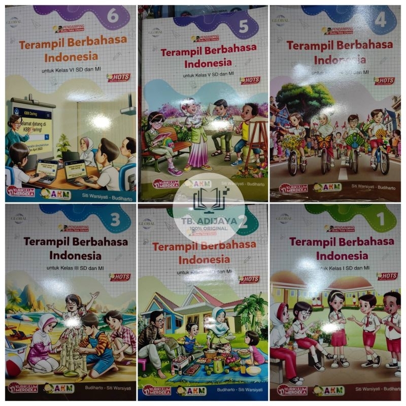Bahasa Indonesia SD Kelas 1 2 3 4 5 6 Kurikulum Merdeka Global Tiga Serangkai